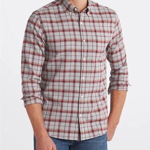 Hawker Rye Elemental Long Sleeve Oxford Shirt Burgundy M‎ STITCH FIX NWT